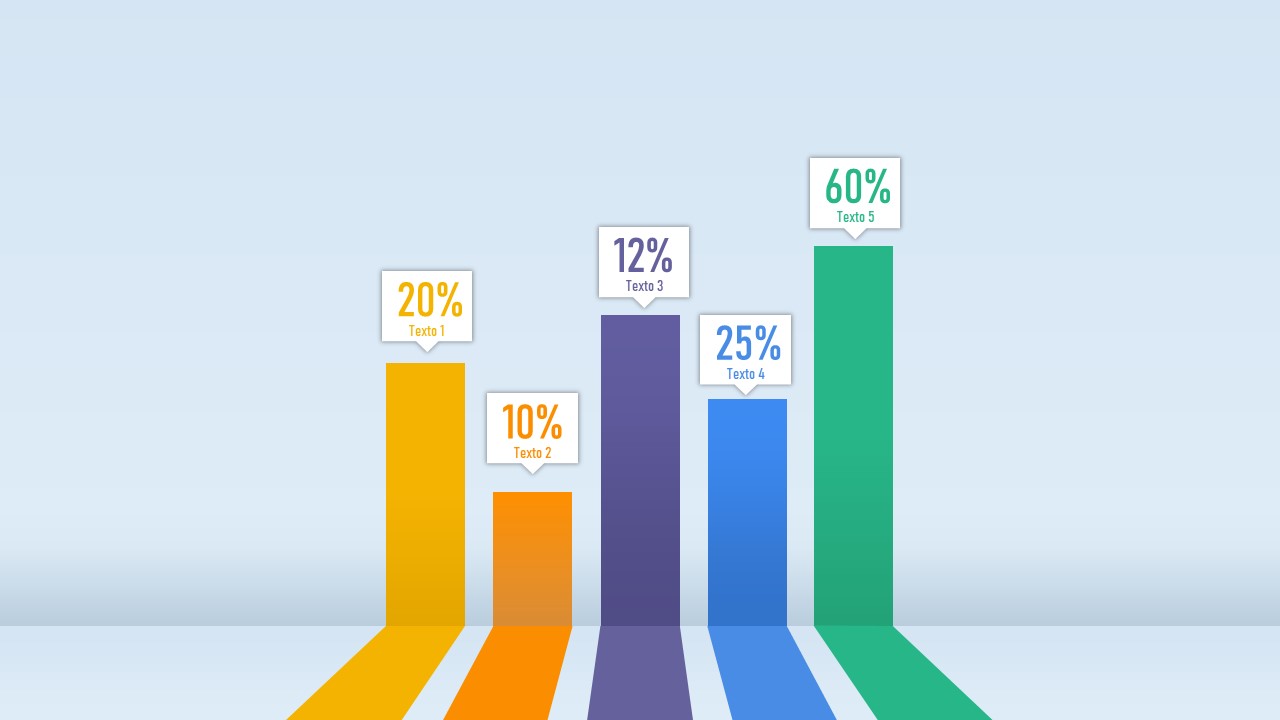 📊 Plantilla Editable de Gráficos de Barras en PowerPoint – Presentaciones Modernas